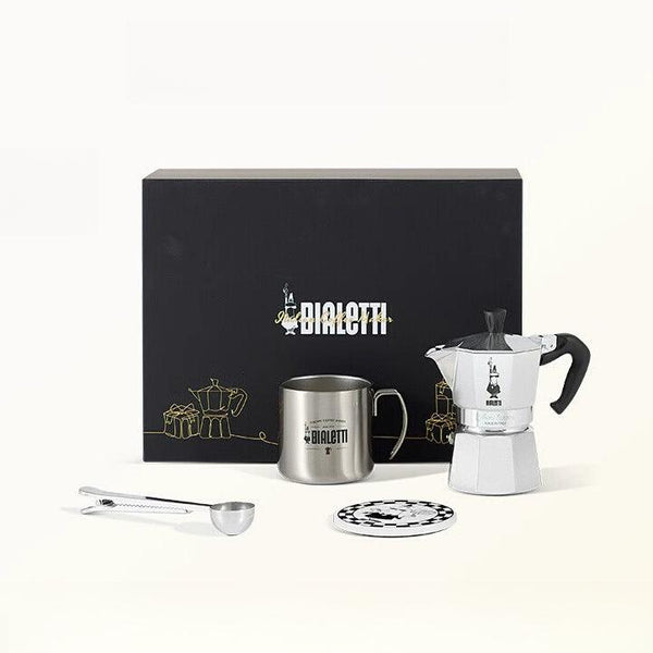 BIALETTI pour-over coffee set, premium brewing kit, must-have gift for coffee enthusiasts & boyfriend.