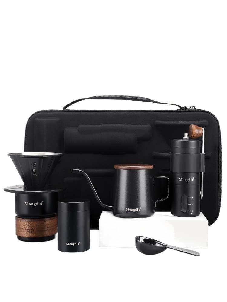  MONGDIO pour-over coffee set, sleek design with precision brewing, perfect boyfriend gift.