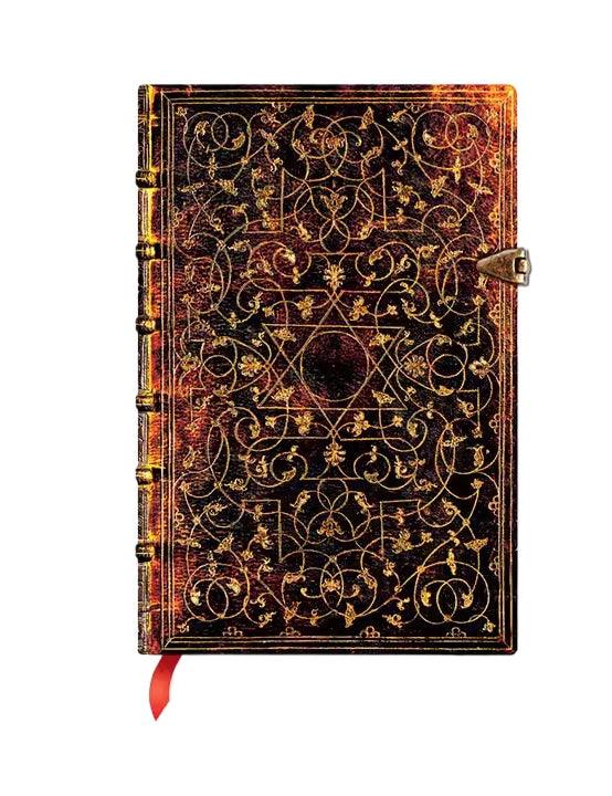 PAPERBLANKS Grolier locking journal, antique-style hardcover, perfect for writers, great boyfriend gift.