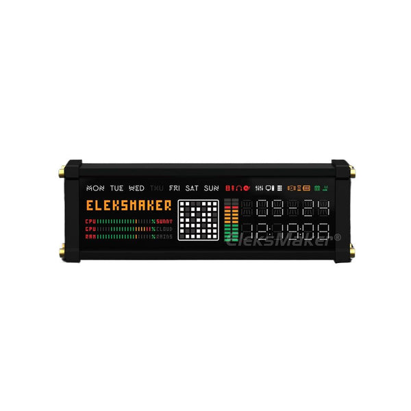 ELEKSTUBE EleksWFD RGB Desk Gear – EleksWFD RGB desk gear, customizable LED display for gaming rooms | Gaming-inspired LED display, boyfriend gift