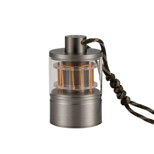 MINIZ rechargeable LED camping lantern, compact & ultra-bright, ideal outdoor gift for boyfriend.