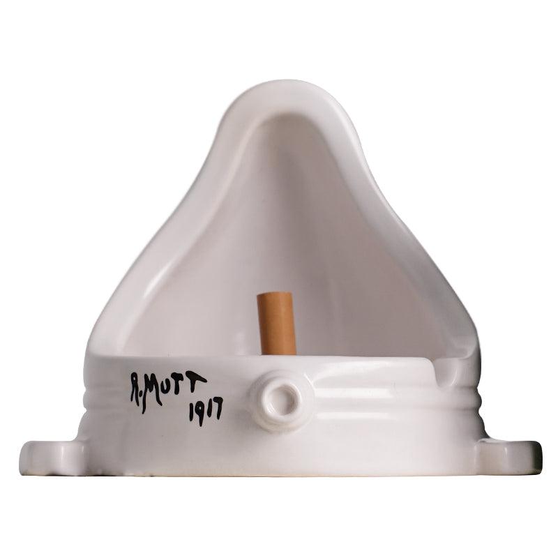 HENDA urinal-shaped ashtray, fun & quirky decor for smokers, perfect gag gift for boyfriend.