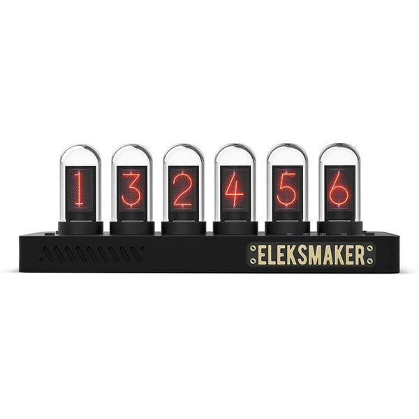 ELEKSTUBE IPS Classic Edition 6-Bit Digital Clock RGB Desk Gear – EleksTube IPS Classic digital clock, retro-modern gaming decor | Stylish rhythm lamp, perfect gaming gift for boyfriend