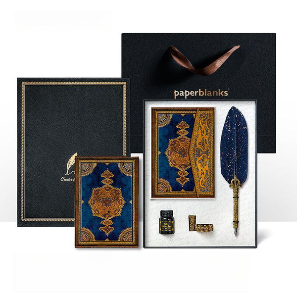 PAPERBLANKS premium journal gift set, elegant design for creatives & thinkers, best gift for him.