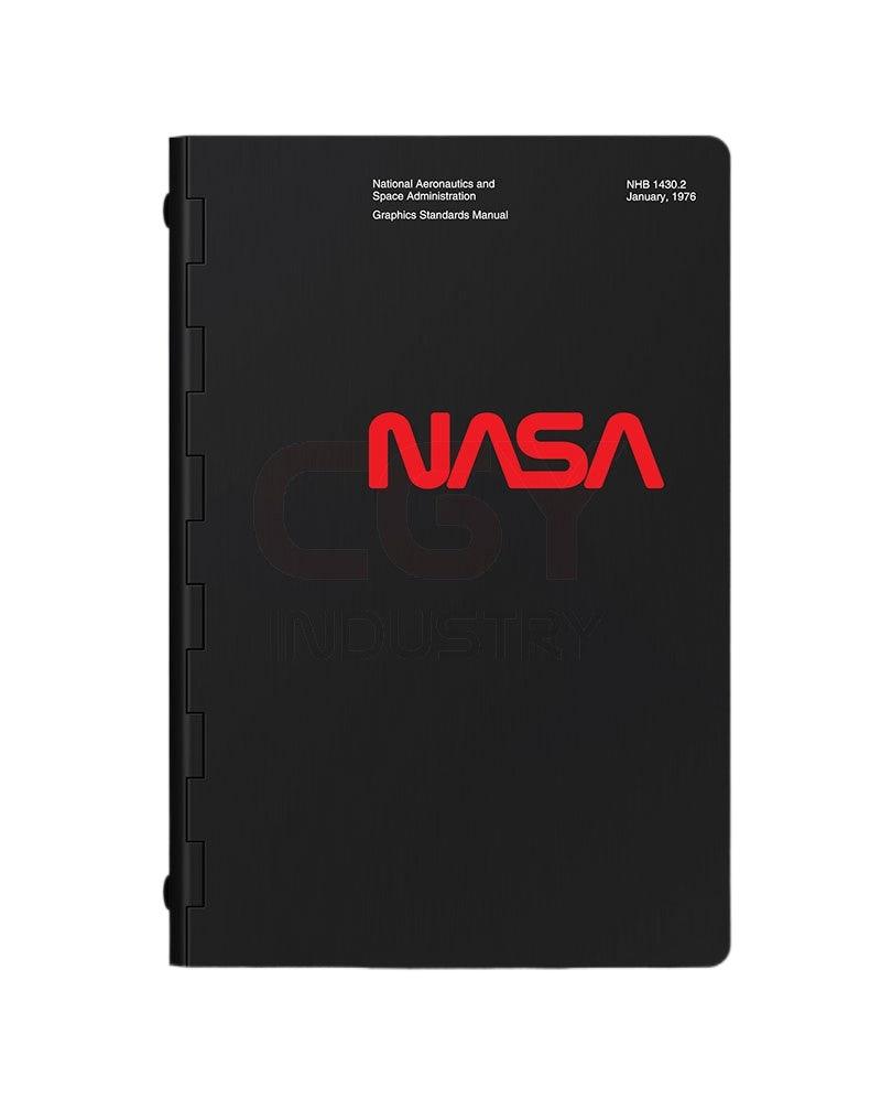  NASA anodized aluminum notebook set, sleek space-inspired design, great gift for science lovers & boyfriend.