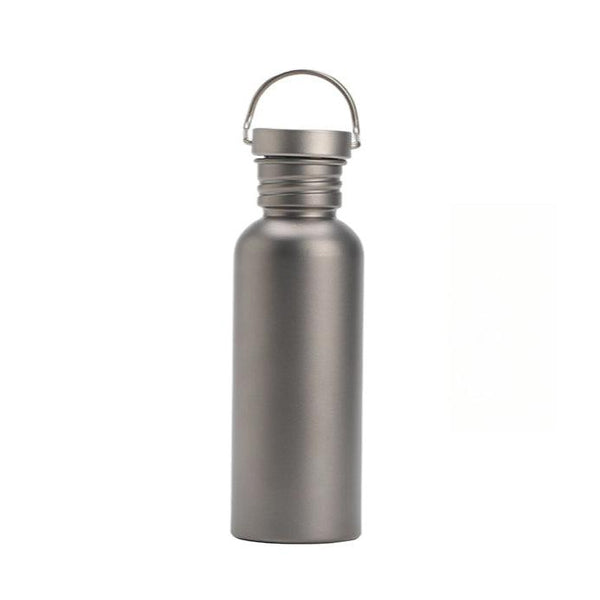 HUJIAN titanium water bottle, ultra-light & durable, ideal for hiking & camping, best gift for him.