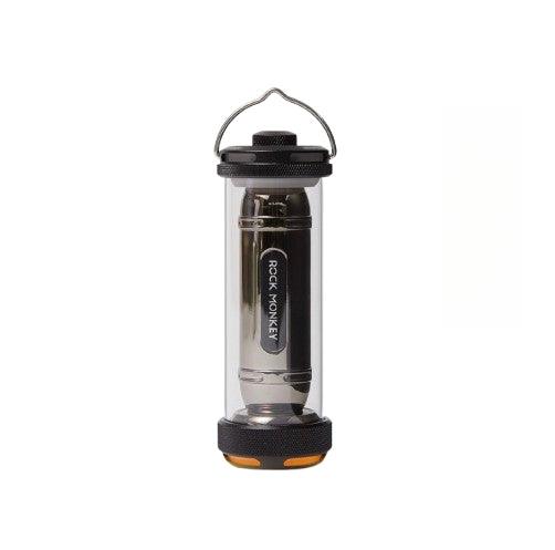 ROCKMONKEY portable LED camping lantern, ultra-bright, lightweight & durable, great gift for him.